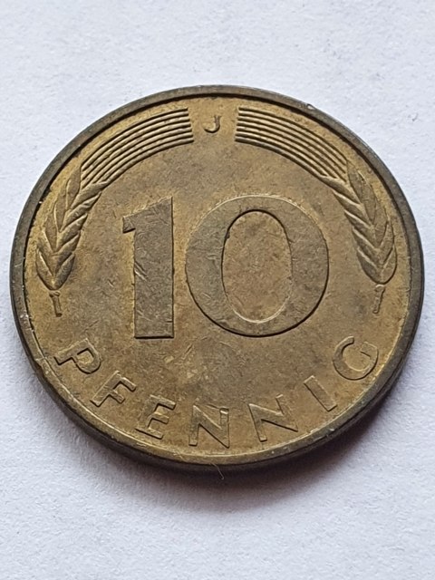 Niemcy 10 Pfennig 1985 r J