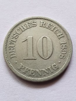 Niemcy 10 Pfennig Wilhelm ll 1898 r A