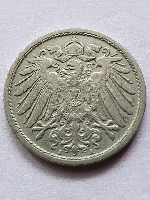 Niemcy 10 Pfennig Wilhelm ll 1907 r A