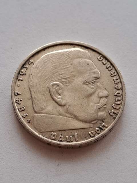 Niemcy 2 Marki Hindenburg 1939 r B