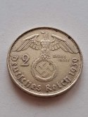 Niemcy 2 Marki Hindenburg 1939 r B