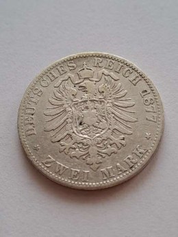 Niemcy 2 Marki Prusy 1877 r