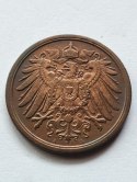 Niemcy 2 Pfennigi Wilhelm ll 1906 r