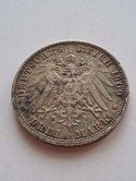Niemcy 3 Marki Prusy 1909 r