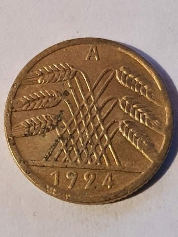 Niemcy 5 Pfennig 1924 r A