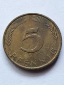 Niemcy 5 Pfenning 1972 r F