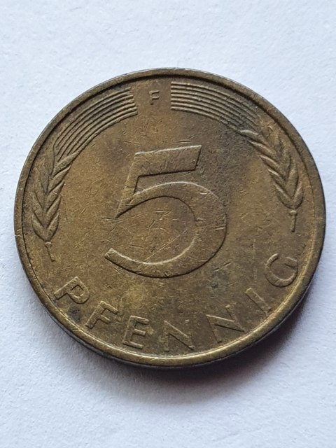 Niemcy 5 Pfenning 1972 r F