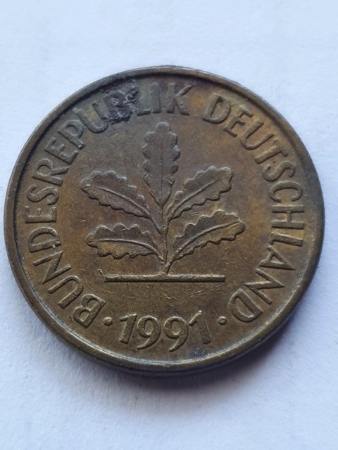 Niemcy 5 Pfenning 1991 F