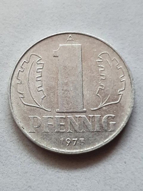 Niemcy - NRD 1 Pfenning 1975 r