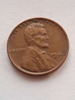 USA 1 Cent Lincoln 1946 r