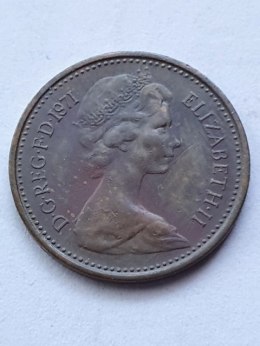 Wielka Brytania 1/2 Penny 1971 r