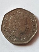 Wielka Brytania 50 pence 2000 r
