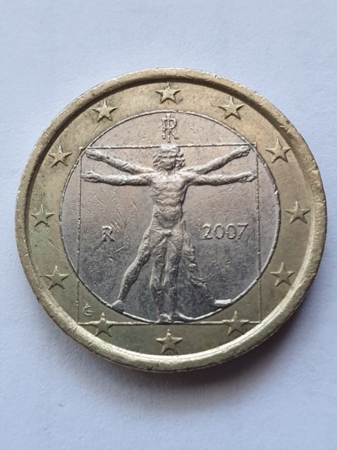 Włochy 1 Euro 2007 r