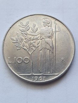 Włochy100 Lirów 1967 r