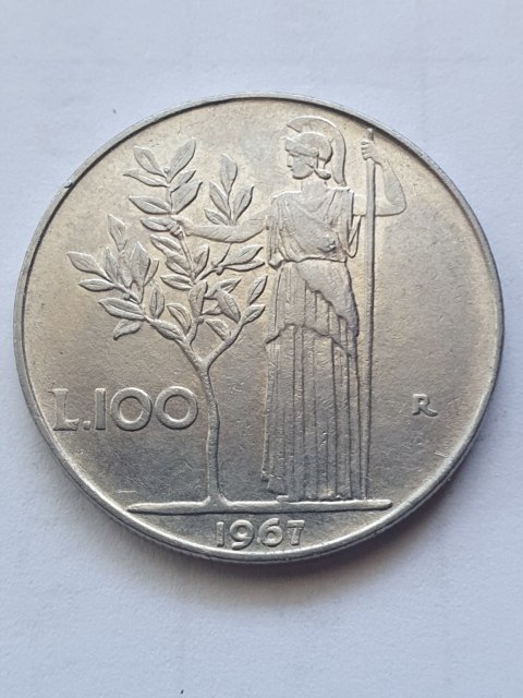 Włochy100 Lirów 1967 r