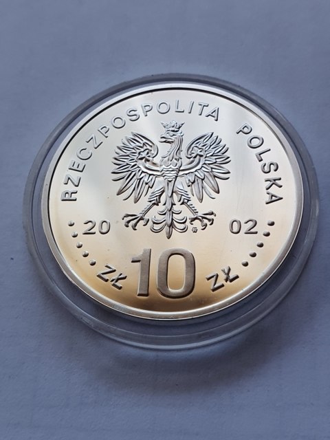 10 zł August ll Mocny 2002 r