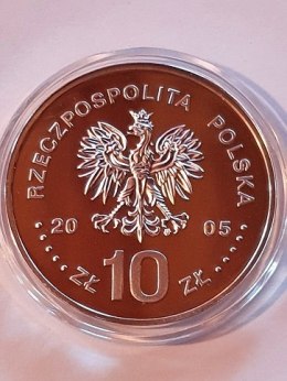 10 zł August ll Mocny 2005 r