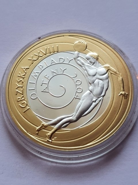 10 zł Igrzyska XXVlll Ateny 2004 r