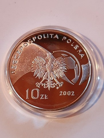 10 zł Mistrzostwa Swiata w Piłce Nożnej 2002 r