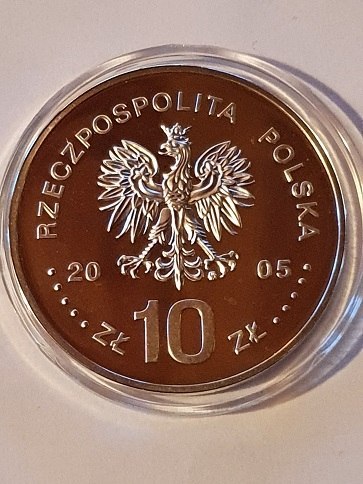 10 zł Stanislaw August Poniatowski połpostac 2005 r