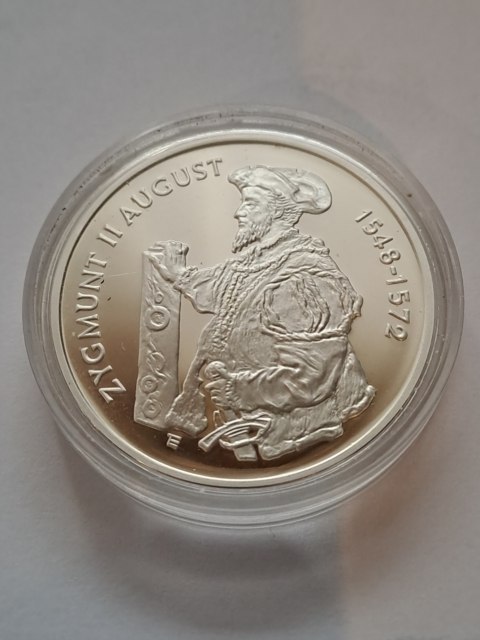 10 zł Zygmunt ll August połpostać 1996 r