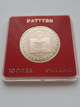 1000 zł Narodowy Czyn Pomocy Szkole 1986 r