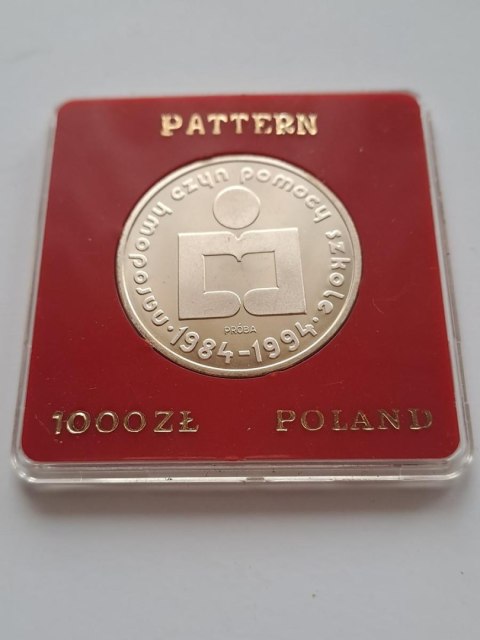 1000 zł Narodowy Czyn Pomocy Szkole 1986 r