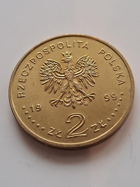 2 zł Wstąpienie Polski Do Nato 1999 r