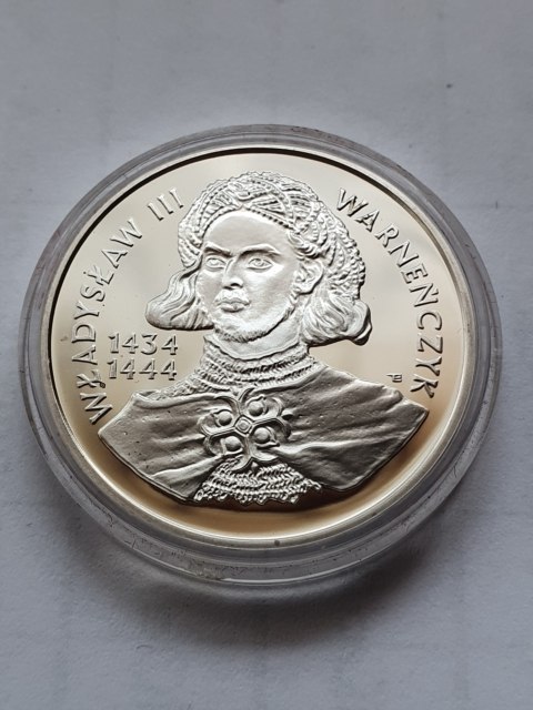 200 tys Władysław lll Warnenczyk 1992 r popiersie