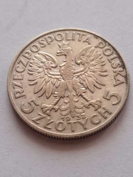 5 zł Głowa Kobiety 1932 r