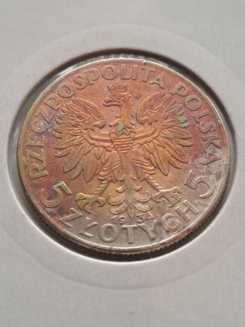 5 zł Głowa Kobiety 1934 r