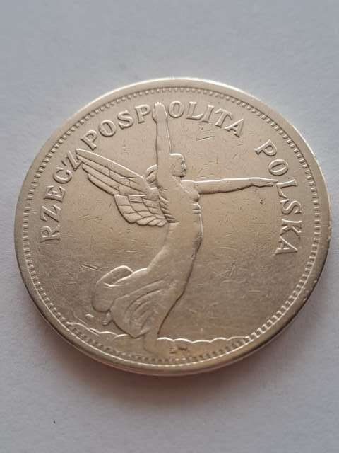 5 zł Nike 1928 r znak
