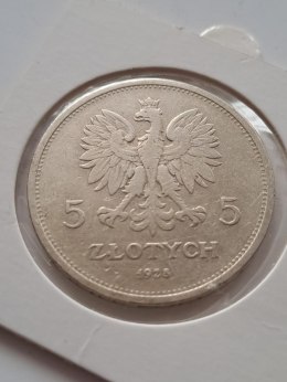 5 zł Nike 1928 r znak