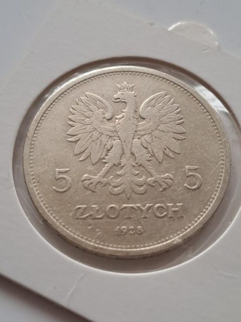 5 zł Nike 1928 r znak