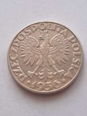 5 zł Żaglowiec 1936 r