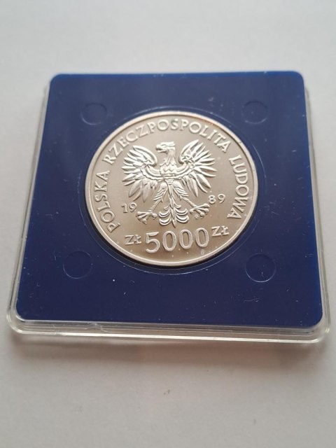 5000 zł Władysław ll Jagiełło 1989 r