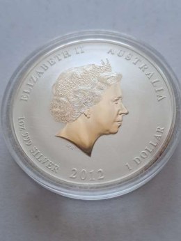 Australia 1 Dolar Rok Smoka lunar 2012 r