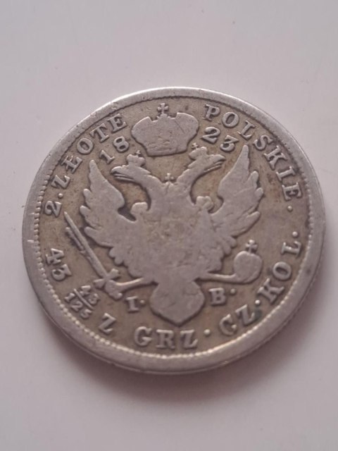 Królestwo Kongresowe 2 złote 1823 r
