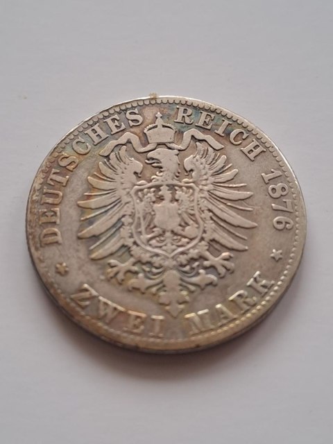 Niemcy 2 Marki Prusy 1876 r