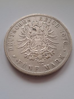 Niemcy 5 Marek Prusy 1876 r