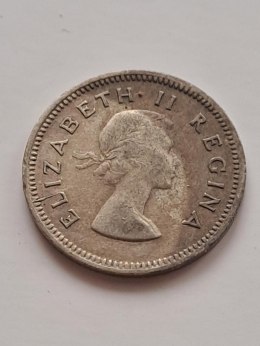 Suid Afrika 3 pensy Elżbieta II 1954 r
