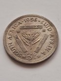 Suid Afrika 3 pensy Elżbieta II 1956 r