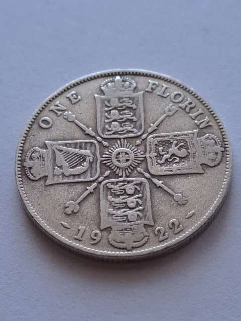 Wielka Brytania 1 Florin Jerzy V 1922 r