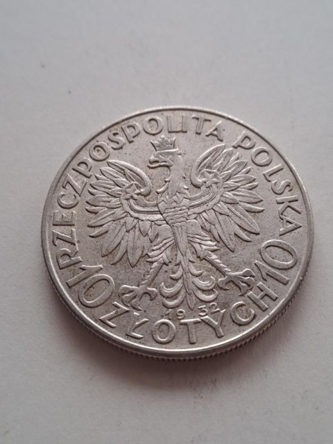 10 zł Głowa Kobiety 1932 r b/z