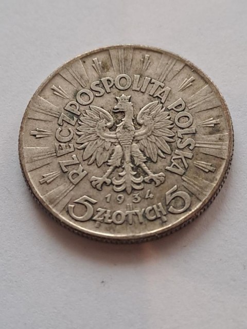 5 zł Józef Piłsudski 1934 r