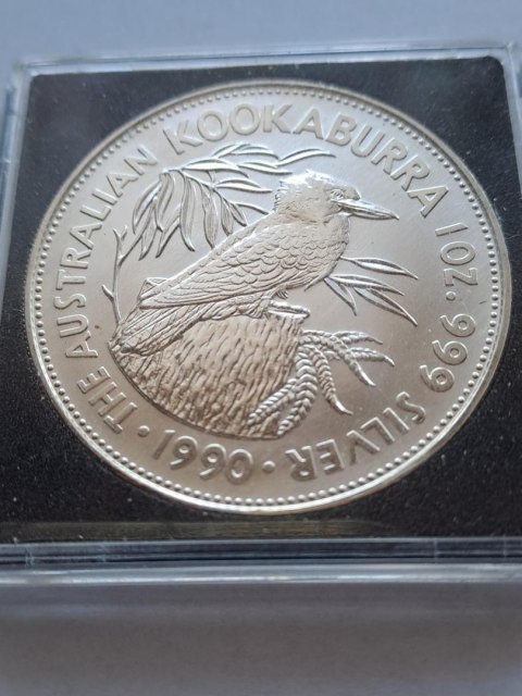 Australia 5 Dolarów Kookaburra 1990 r