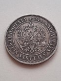 Finlandia 1 Markka Aleksander II1890 r