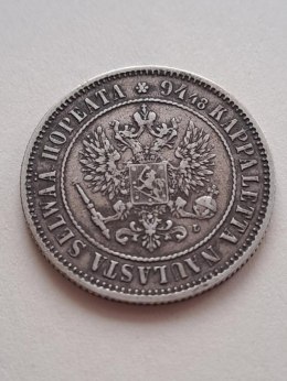 Finlandia 1 Markka Aleksander II1890 r