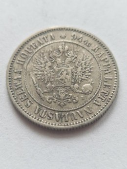 Finlandia 1 Markka Aleksander II1890 r