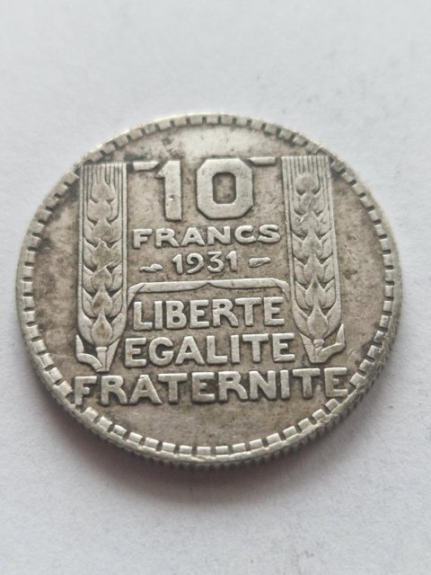 Francja 10 Franków Trzecia Republika 1931 r